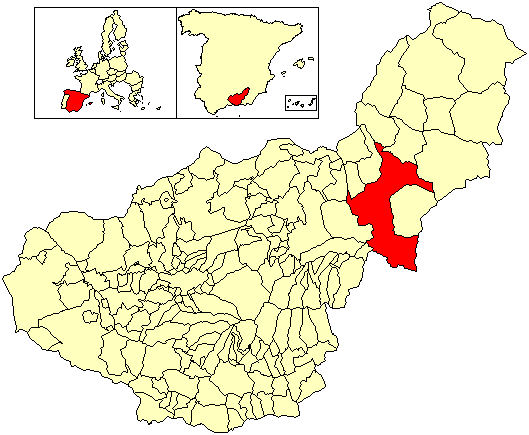 Baza, the largest municipality in the province of Granada